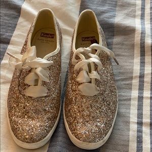Keds X Kate Spade New York glitter sneakers